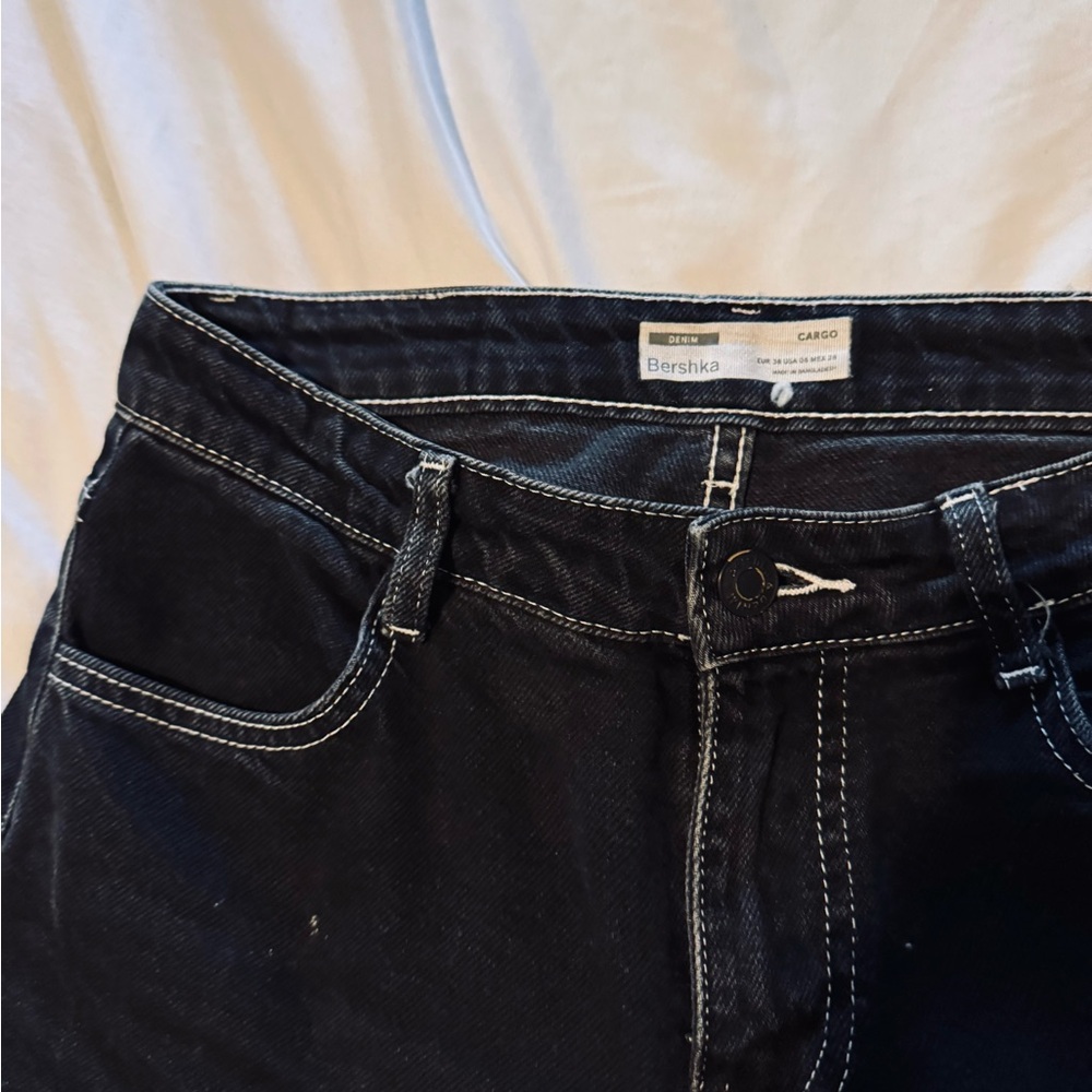 Bershka Black Denim Jeans